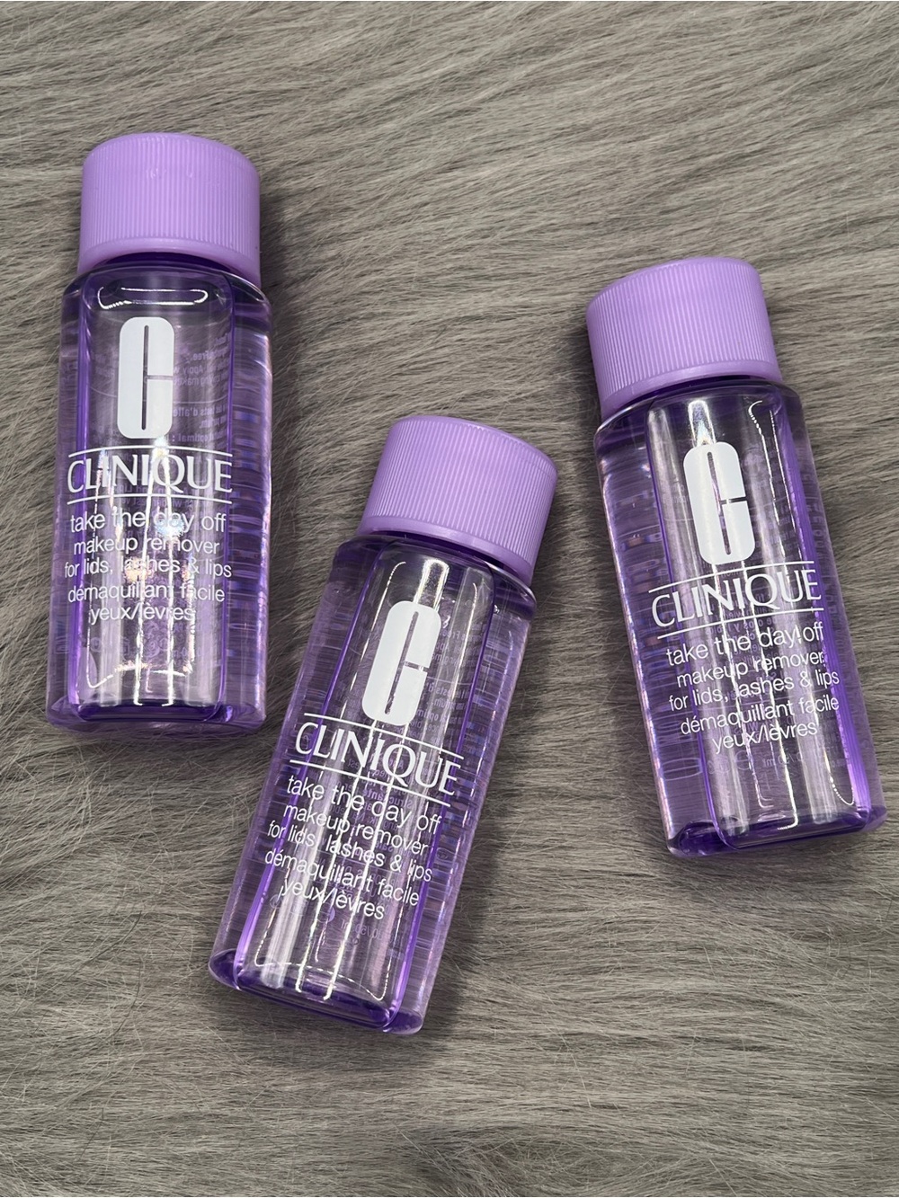 3x Clinique Take The Day Off Makeup Remover Travel Bottles